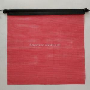 Bandera de Seguridad de Malla Vinílica Naranja con Franja Reflectante de 3.5cm - Product Image 4