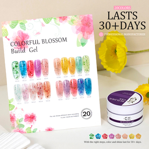 Gel Constructor de Uñas de Alta Calidad OEM/ODM, Gel UV para Extensión de Uñas, Gel Constructor de Uñas Colorido con Efecto Flor, Gel Constructor de Uñas para Salón de Belleza - Product Image 2