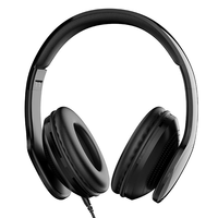 Headphone Monitor DJ Silent Disco Profesional Over-ear dengan Antarmuka 3.5mm untuk Studio Rekaman