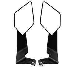 Nuovo Specchietto Anteriore per Bicicletta Regolabile a 360° in Plastica, Nero e Bianco, per Ciclismo Sicuro, Adatto a Moto Suzuki, Yamaha, <span class=keywords><strong>Kawasaki</strong></span> - Product Image 2