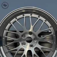 Velg GPW Custom 19 20 21 Inch Staggered 5x112 5x120 Brushed Silver 2 Piece Forged untuk Audi S6 RS5 RS6 Benz S580 S680 M3 M4 M5