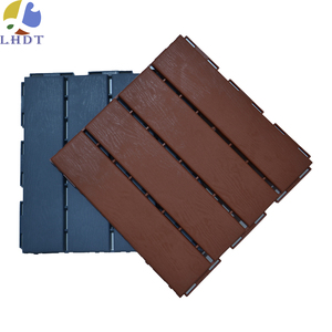 Piastrelle per esterni in plastica composita per Patio da giardino pavimenti fai da te pavimenti in piastrelle resistenti all'acqua in grigio - Product Image 2