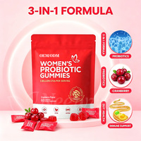Gummies Probiotiques Personnalisées ODM pour Femmes, Formule Canneberge 5 Milliards de UFC, Complément de Soin Intime Féminin, 60 Comprimés pour Femmes - Meilleures Ventes