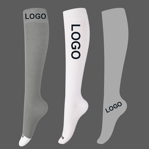 उच्च गुणवत्ता वाली घुड़सवारी मोजे कस्टम लोगो कपास टेरी कुशन सांस लेने योग्य पर्ची लंबी घुड़सवारी मोजे - Product Image 2