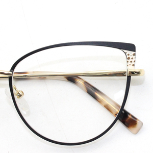 <span class=keywords><strong>New</strong></span> thời trang rắn kim loại không gỉ Kính quang học Kính Mắt Mèo Mắt Phong Cách Kính mắt <span class=keywords><strong>Frames</strong></span> sẵn sàng trong kho - Product Image 3