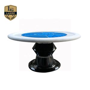 Table de Poker hexagonale en bois massif 1 pièce, Table de luxe à double usage, Blackjack - Product Image 4