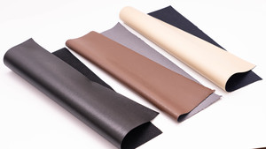 झुर्रियों प्रतिरोधी 0.7 मिमी पेटेंट धातु सिंथेटिक psmatered चमड़े के टीपू सामग्री पर्यावरण के अनुकूल कोटिंग काले सफेद कोट जैकेट - Product Image 5