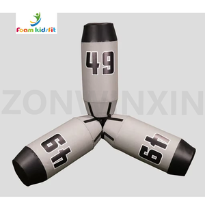 ZONWINXIN fabbrica fornisce attrezzature da Rugby personalizzate da calcio Pop up Tackle manichini 49 "riccio placcatore 4 vie - Product Image 3