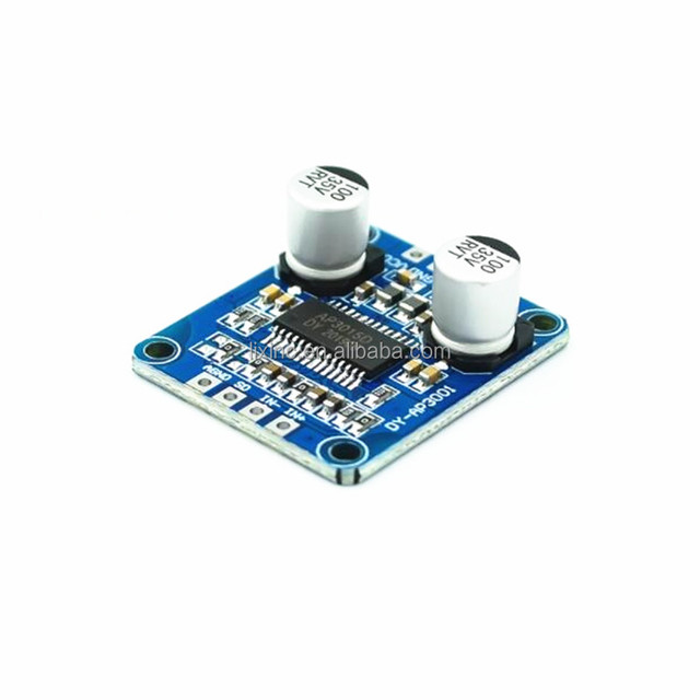 LIXINC DY-AP3001 Power Amplifier Board Monoblock Class D 4/8 Ohm Speaker DC 8V-24V 10/15/20/25/30W Guangdong