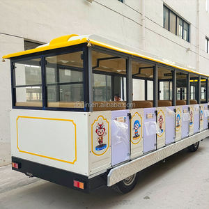 ODM 50 sièges chariot semi-fermé City <span class=keywords><strong>Train</strong></span> Tour touristique touristique <span class=keywords><strong>Train</strong></span> touristique électrique - Product Image 5