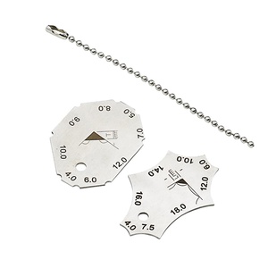 2 Cái Chain Set Hàn Gauge Key Hàn Bề Mặt Doanh Kiểm Tra Công Cụ Đo Lường Pocket Fillet Hàn Gauge Đo Công Cụ - Product Image 3