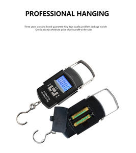 मैनुअल काले पोर्टेबल बिजली वजन मशीन फांसी वजन तराजू सामान पैमाने - Product Image 5