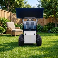 Topsense Euro 5 EPA Diesel Skid Steer Mini pale ruote con tagliaerba