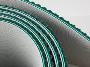 Banda Transportadora de PVC para Empaque de Alimentos y Mariscos, Elevación OEM, 3000 mm, 5.0 mm de Espesor, Marca Unibelt - Product Image 5