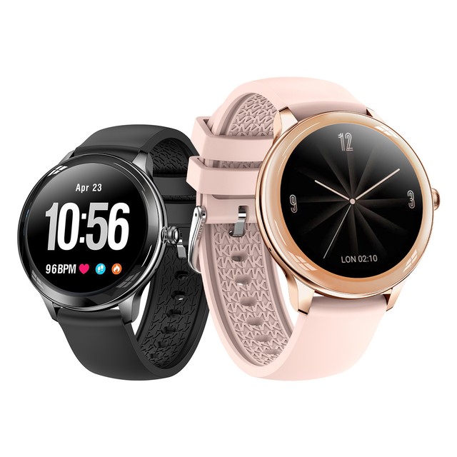 V33 Lady Smartwatch 1.09 Inch Full Screen Smart Wristband Thermometer Heart Rate Sleep Monitor Women Smart Watch