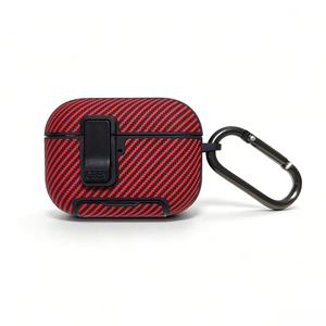 Étui pour écouteurs sans fil sportifs antichoc 1:1, grain de fibre de carbone combiné pour Apple <span class=keywords><strong>AirPods</strong></span> 4 <span class=keywords><strong>3</strong></span> Pro 2 - Product Image 1