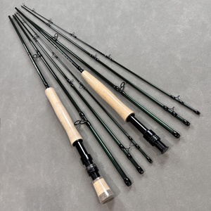 SEEHOO haute qualité 4 sections <span class=keywords><strong>canne</strong></span> à pêche à la <span class=keywords><strong>mouche</strong></span> haute teneur en carbone 2.74m <span class=keywords><strong>9</strong></span> <span class=keywords><strong>pieds</strong></span> poids léger 128g poignée en liège souple <span class=keywords><strong>canne</strong></span> à pêche à la <span class=keywords><strong>mouche</strong></span> - Product Image 6