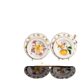 Juego de Vajilla de Porcelana Americana de 2 Piezas, Serie Floral, Exquisito, de Lujo, Ecológico, Portátil, Apto para Microondas y Lavavajillas - Product Image 1