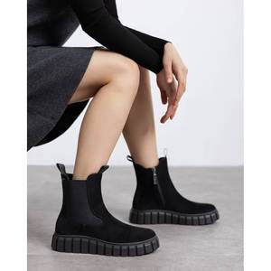 Bottines à talon compensé Refresh pour femme, noires, 173088 - Product Image 5