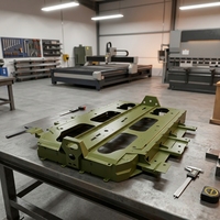 Profilé en aluminium anodisé noir sur mesure, découpé et percé CNC, pour boîtier électronique, fabrication usine