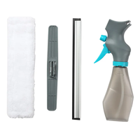 Nettoyeur pulvérisateur multifonctionnel pour vitres de salle de bain et brosses de nettoyage avec raclette pour la maison et la voiture