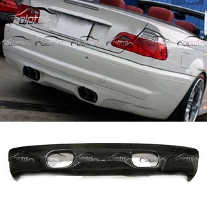 MVR Style Carbon Fins Spoiler Wing <b>Splitter</b> Flap Rear Bumper Lip Diffuser for BMW E46 M3 Body Kits - Product Image 1