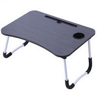 Table pliante en MDF à prix abordable, petite et convertible, pour lit, idéale pour dortoir étudiant, fabriquée en Chine
