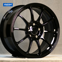 Rines Personalizados Nuevos de Aleación de Aluminio Forjado de Varias Radios DEAN DP185 para BMW-140, 19/20/21/22 Pulgadas, 5x112/114.3/120, Negro Brillante