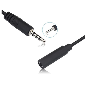 Câble audio stéréo TRS mâle-femelle à queue <span class=keywords><strong>de</strong></span> cochon <span class=keywords><strong>de</strong></span> 3,5 mm, longueur personnalisée, dénudé et étamé, 3 ou 4 fils, pour réparation d'autoradio, amplificateur et casque - Product Image 5