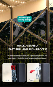 Di chuyển có thể thu vào Phục Vụ Nhà Hàng chapiteau lều cho triển lãm thương mại sự kiện cho có thể thu vào Camper Trailer sử dụng - Product Image 2