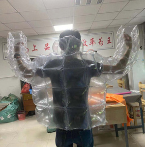 Chaqueta Inflable Transparente de PVC para Exteriores, Personalizable, en Oferta, para Adultos, Abrigo Inflable para Eventos y Fiestas - Product Image 4
