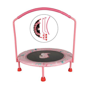 Giá rẻ nhà thể dục 36inch Trampoline trò chơi trẻ em sân chơi trong nhà gấp thể dục Trampoline Mini tập thể dục rebounder - Product Image 3