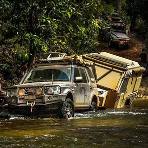 Caravanes de camping hybrides tout-terrain avec cuisine coulissante <span class=keywords><strong>en</strong></span> aluminium, remorque de voyage électrique, camping-car tout-terrain à vendre - Product Image 3