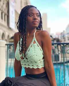 カスタム高級水着3Dフラワー2024手刺Embroidery通気性かぎ針編みビキニビーチウェア女性用水着のためのセクシーなストリングビキニ - Product Image 5