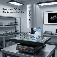 Système de mesure vidéo optique 2.5D de haute précision Rational VMS-4030H, prix départ usine, alliage d'aluminium, garantie 1 an