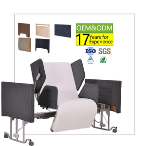 Cama Eléctrica Giratoria para Cuidado de Ancianos, Moderna Cama de Hospital Eléctrica IEC 60601 para Cuidado en el Hogar, Cama de Madera para Enfermería Médica - Product Image 1