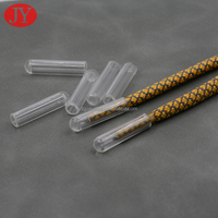 Embouts de lacets en plastique ABS rigide transparent, écologiques, sans nickel, pour cordons de sweats à capuche, bloqueurs de cordon, couleur personnalisée