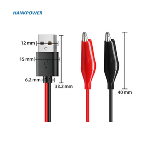22AWG <span class=keywords><strong>USB</strong></span> hembra <span class=keywords><strong>a</strong></span> cocodrilo Clip <span class=keywords><strong>adaptador</strong></span> para proyecto electrónico <span class=keywords><strong>USB</strong></span> <span class=keywords><strong>a</strong></span> cocodrilo Clips <span class=keywords><strong>Cable</strong></span> de alimentación - Product Image 5