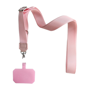 Niedliches Handy-Umhängeband, gewebter Riemen, Handyhülle zum Umhängen, stabiler, langlebiger, kurzer Clip mit Kleberückseite - Product Image 1