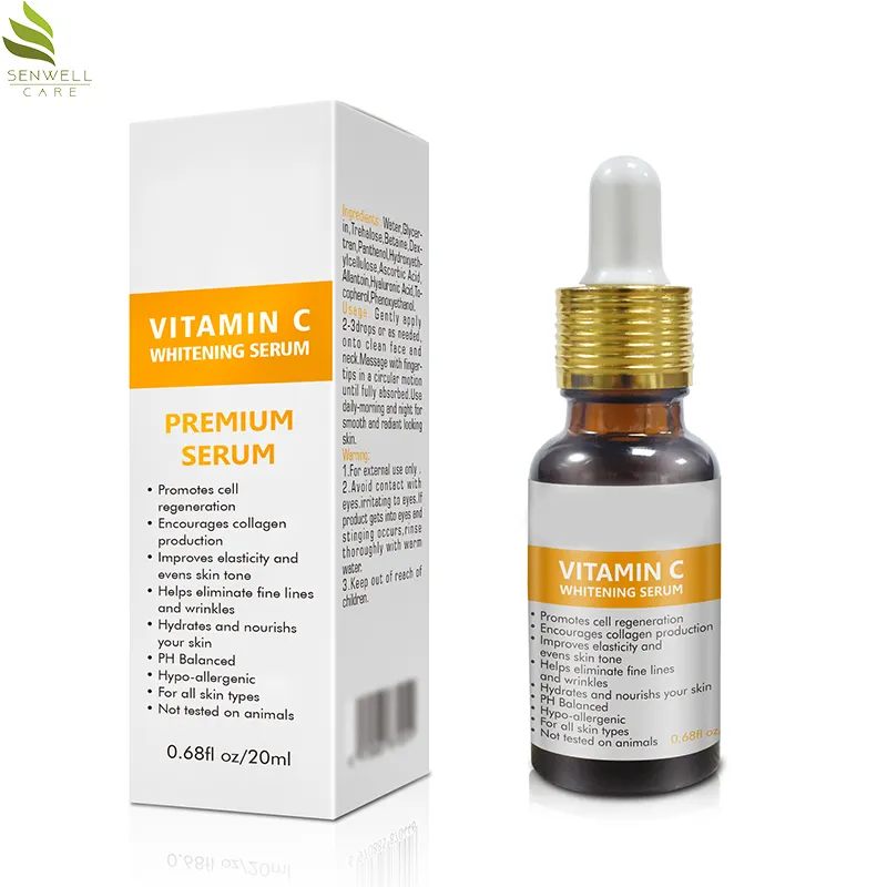 Available In Stock Whitening Vitamin C Serum 20 Ml For Skincare