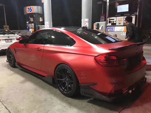 Minigonna Laterale in Fibra di Carbonio di Alta Qualità Stile MAD per BMW Serie <span class=keywords><strong>3</strong></span> F30 Serie 4 F32 2012-2017 Splitter Sottoparaurti Labbro Kit Carrozzeria - Product Image 3