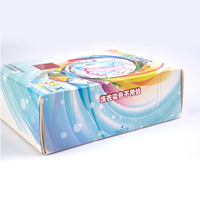 Boîtes d'emballage en carton personnalisées avec logo pour lessive en poudre, fabricant en gros
