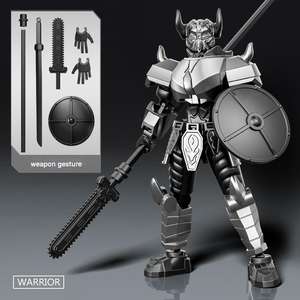 Figura Articulada de Vanguardia del Día del Juicio Final, Modelo de Guerrero con Escudo, Robot, Juguete para Niño, Regalo, Venta al por Mayor - Product Image 5