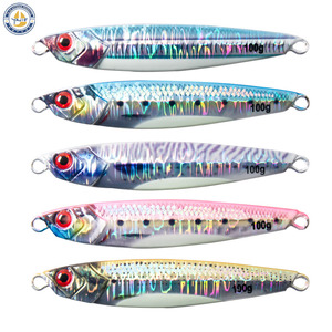 Señuelo de Pesca Yajie Bionic Fish Jig de 100g, Señuelo de Movimiento Lento para Pescar Macarela, Cebo de Fondo - Product Image 1