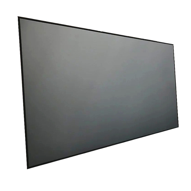 ALR Projector Screen 120" 16:9 Short Focus Ambient Light Reflection Screen Black Fixed Frame 4K Anti-light Projection Screen