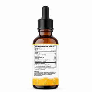 Huile de poisson liquide orale Omega EPA DHA 3+18 D3 K2 2600mg – Améliore l'immunité – Sans produits laitiers – Adultes – 30ml - Product Image 4