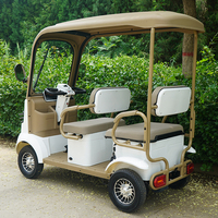 Nouveau design de voiturette de golf verte écologique moteur différentiel à quatre roues électrique activités de voiturette de golf familiale haute performance