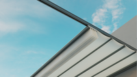Pergola de support de kit de louvre coulissant de couverture rétractable chinoise avec le cadre enduit de poudre pour les ouvertures fermées