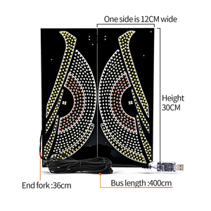Camion <span class=keywords><strong>voiture</strong></span> oeil du diable lumière <span class=keywords><strong>LED</strong></span> autocollant Cool avant arrière pare-brise décoration dynamique démon oeil lumière <span class=keywords><strong>LED</strong></span> autocollant de <span class=keywords><strong>voiture</strong></span> <span class=keywords><strong>pour</strong></span> voitures - Product Image 4