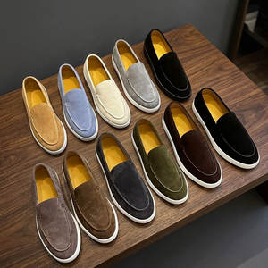 Mocasines Casuales de Gamuza para Hombre, Estilo Coreano Moderno y Versátil, de Una Sola Pieza - Product Image 2